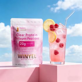 WINYEL Nutrition Clear Protein Collagen Peptides, Raspberry Lemonade, 20g Protein - 1 PCS WINYEL Nutrition Clear Protein Collagen Peptides, Raspberry Lemonade, 20g Protein - 1 PCS